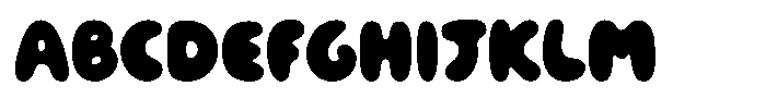 Popcycles Regular Font UPPERCASE