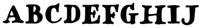 Popless Serif Font UPPERCASE