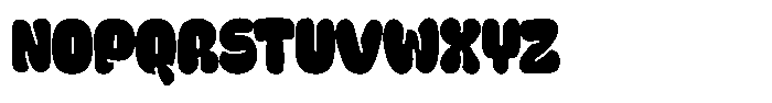 Popper Sparkle Black Font UPPERCASE