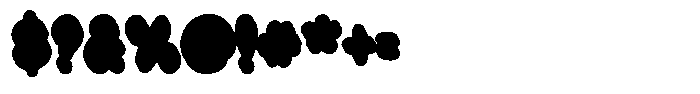 Popper Sparkle Blue Font OTHER CHARS