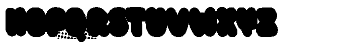 Popper Sparkle Pink Font LOWERCASE