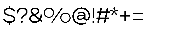 Poppis Light Font OTHER CHARS