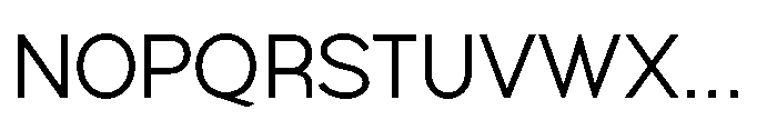 Poppis Light Font UPPERCASE