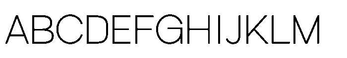 Poppis Thin Font UPPERCASE