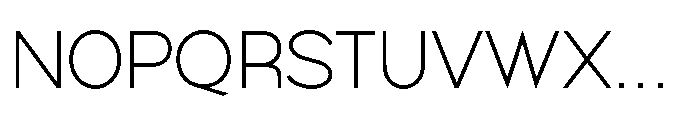 Poppis Thin Font UPPERCASE