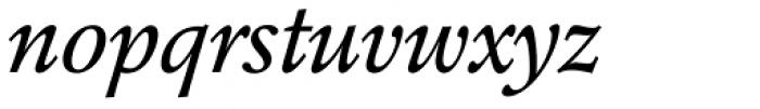 Poppl-Pontifex BQ Italic Font LOWERCASE