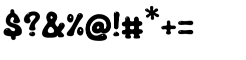 Poppy Boo Regular Font OTHER CHARS
