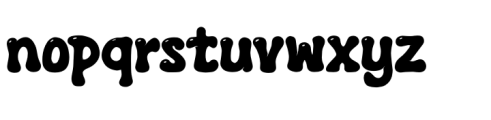 Poppy Boo Regular Font LOWERCASE