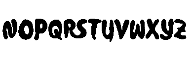 Pops Cloud Font UPPERCASE