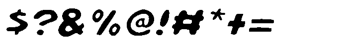 Popskot Fill Regular Font OTHER CHARS