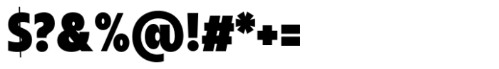 Popten Display Black Font OTHER CHARS