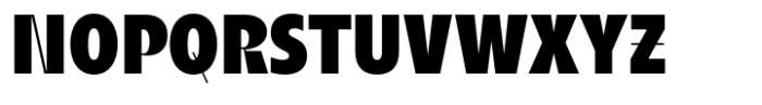 Popten Display Black Font UPPERCASE