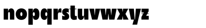 Popten Display Black Font LOWERCASE