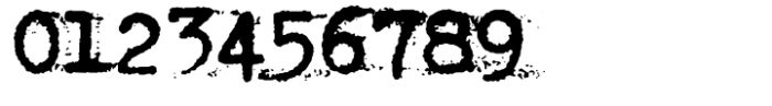 Populaire Typewriter Dirty Font OTHER CHARS