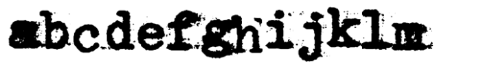 Populaire Typewriter Dirty FONT