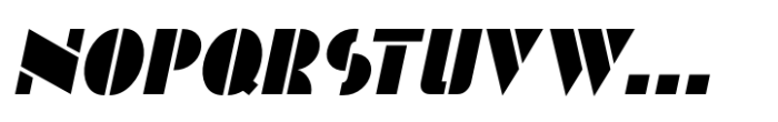 Popular Deco JNL Oblique Font UPPERCASE