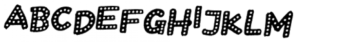 Poquito Light Italic Font LOWERCASE