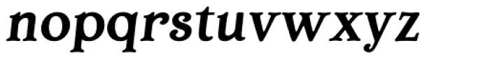 Porchlight Semi Bold Italic Font LOWERCASE