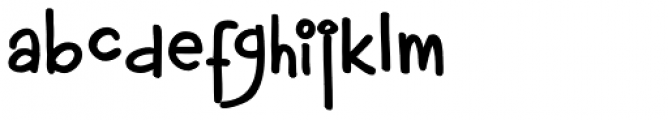 Porcupine Pickle Bold Font LOWERCASE