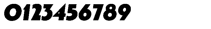 Porito Black Oblique Font OTHER CHARS