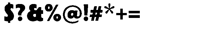 Porito Black Font OTHER CHARS