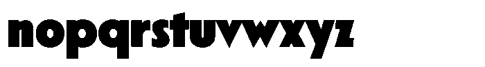 Porito Black Font LOWERCASE