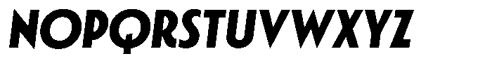 Porito Bold Oblique Font UPPERCASE