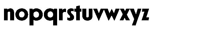 Porito Bold Font LOWERCASE