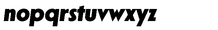 Porito ExtraBold Oblique Font LOWERCASE