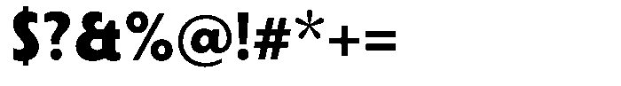 Porito ExtraBold Font OTHER CHARS