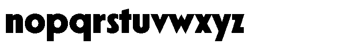 Porito ExtraBold Font LOWERCASE