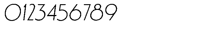 Porito Light Oblique Font OTHER CHARS