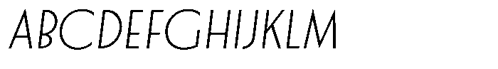 Porito Light Oblique Font UPPERCASE