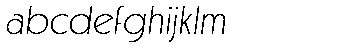 Porito Light Oblique FONT