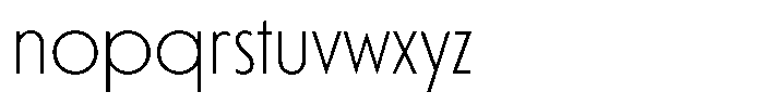 Porito Light Font LOWERCASE
