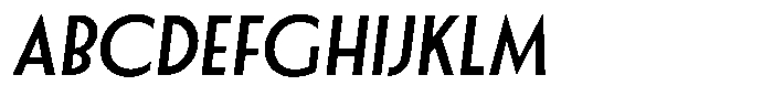 Porito Medium Oblique Font UPPERCASE