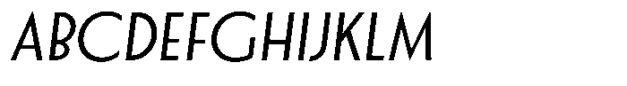 Porito Regular Oblique Font UPPERCASE