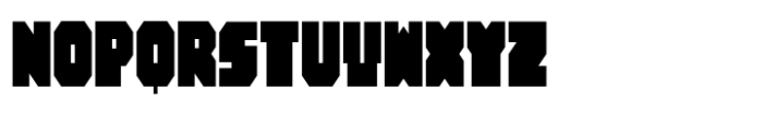 Porker Tall Font LOWERCASE