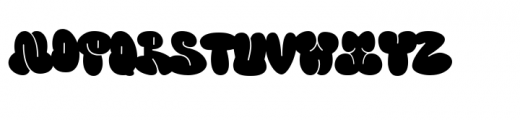 Porky Mother Solid Font LOWERCASE