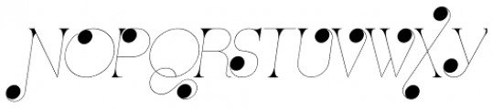 Port Vintage Medium Decorated Italic Font UPPERCASE