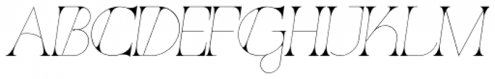 Port Vintage Medium Italic Font UPPERCASE