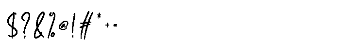 Portable Shinta Font OTHER CHARS