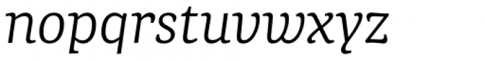 Portada Light Italic Font LOWERCASE