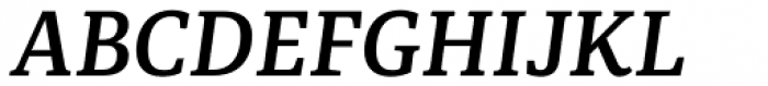 Portada Semi Bold Italic Font UPPERCASE