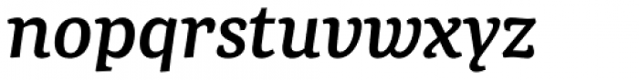 Portada Semi Bold Italic Font LOWERCASE
