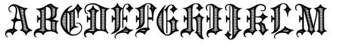 Portculliard Engraved Font UPPERCASE