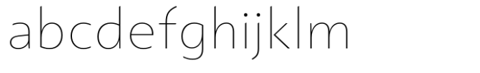 Portheras Thin Font LOWERCASE