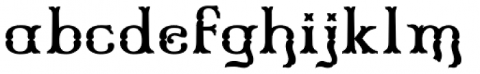 Portmeirion No.6 Solid Font LOWERCASE