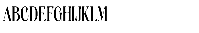 Portrait Midnight Regular Font UPPERCASE
