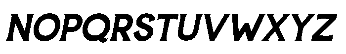 Portslab Italic Script Typeface Font UPPERCASE